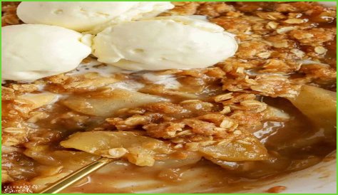 Apple Pear Crisp - Celebrating Sweets