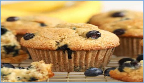 Blueberry Banana Muffins - Celebrating Sweets