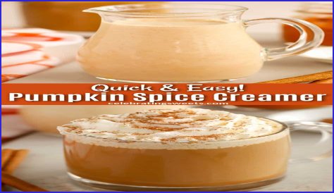 Pumpkin Spice Coffee Creamer - Celebrating Sweets